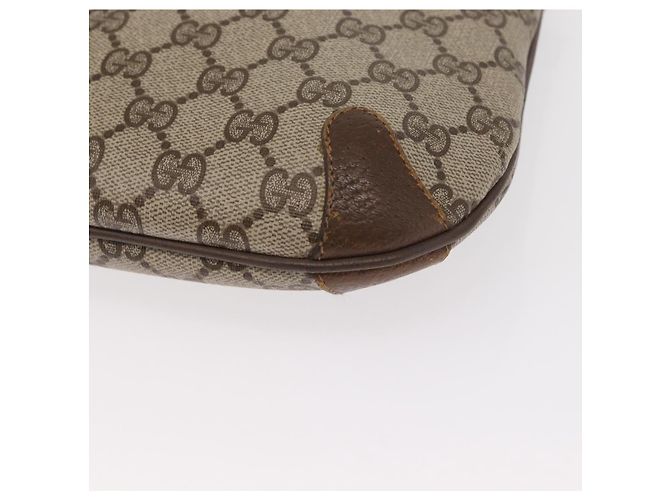 Borsa a Spalla Gucci GG Supreme Web Sherry Line PVC Beige 89 02 026 Auth 161386 - vista 16