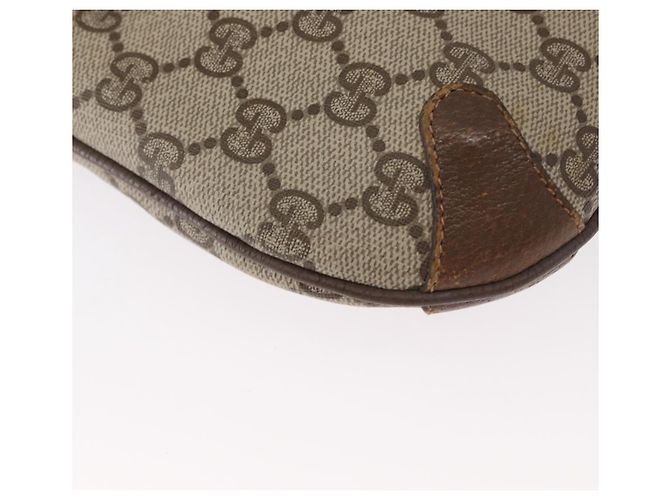 Borsa a Spalla Gucci GG Supreme Web Sherry Line PVC Beige 89 02 026 Auth 161386 - vista 17