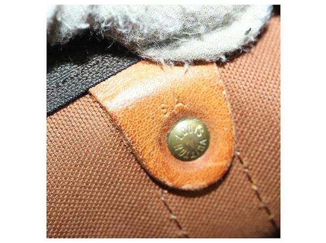 LOUIS VUITTON Borsa Boston Monogram Keepall 60 M41422 LV Auth 159339 Monogramma - vista 12