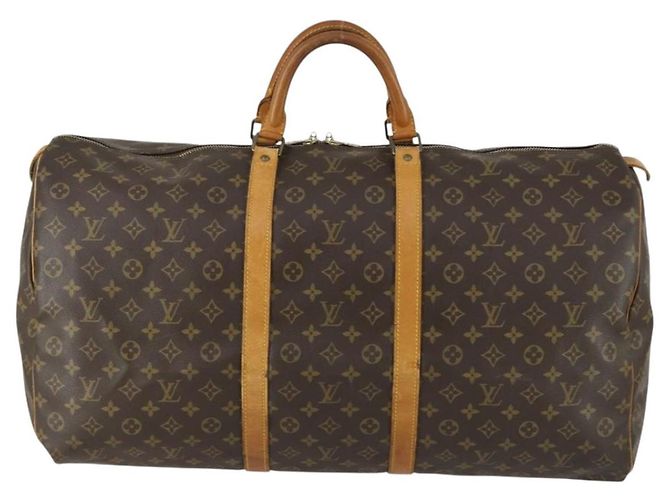 LOUIS VUITTON Borsa Boston Monogram Keepall 60 M41422 Auth LV am10371 Monogramma - vista 13