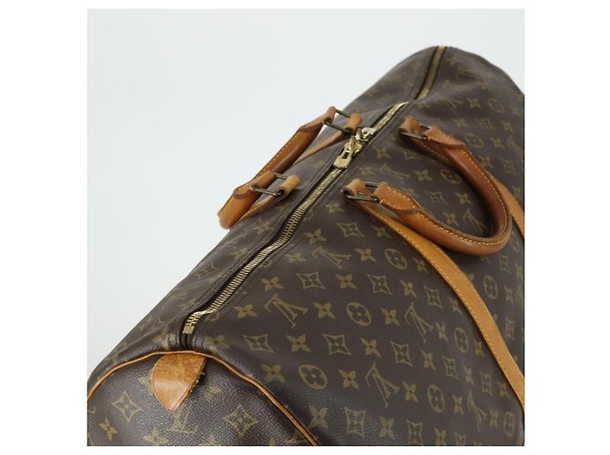 LOUIS VUITTON Borsa Boston Monogram Keepall 60 M41422 Auth LV am10371 Monogramma - vista 6