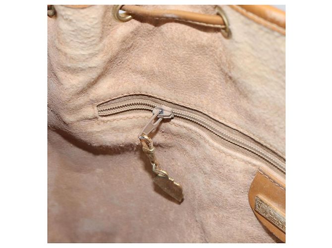 Gucci Borsa a Spalla Micro GG Supreme PVC Beige Oro 001 115 0933 Auth 161767 D'oro - vista 21