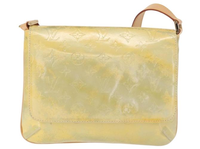 LOUIS VUITTON Borsa Thompson Street Monogram Vernis Grigia M91008 LV Auth 161292 Grigio - vista 13