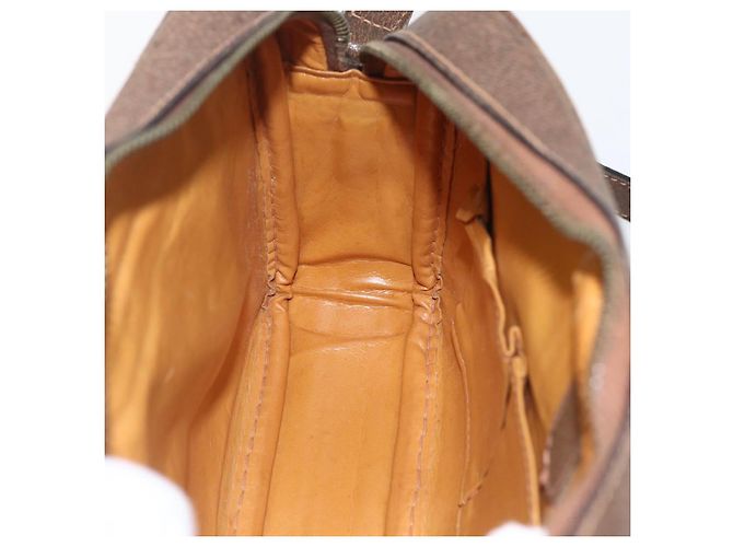 Borsa a Spalla Gucci GG Supreme Web Sherry Line PVC Beige Auth 161685 - vista 18