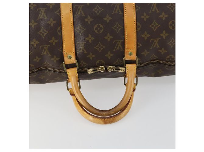 LOUIS VUITTON Bolsa Boston Monogram Keepall 50 M41426 Auth LV am10378 Monograma - vista 7