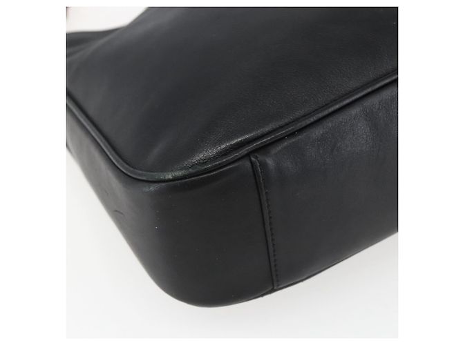 Borsa a mano in pelle Gucci Bamboo 2way Nera Oro 001 1705 1638 Auth 161481 - vista 16