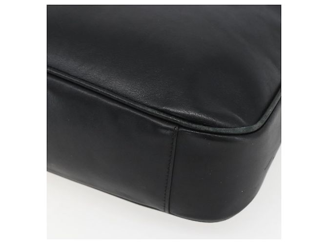 Borsa a mano in pelle Gucci Bamboo 2way Nera Oro 001 1705 1638 Auth 161481 - vista 17
