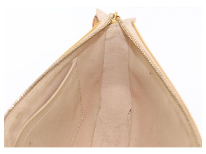 LOUIS VUITTON Pochette Accessori Vernis Borsa Accessorio Citrin LV Auth 161520 D'oro - vista 18