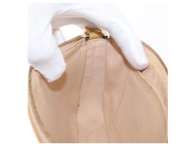 LOUIS VUITTON Pochette Accessori Vernis Borsa Accessorio Citrin LV Auth 161520 D'oro - vista 19