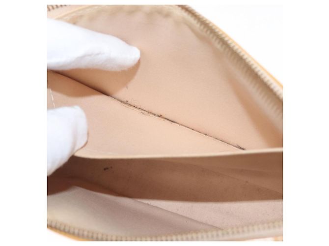 LOUIS VUITTON Pochette Accessori Vernis Borsa Accessorio Citrin LV Auth 161520 D'oro - vista 20