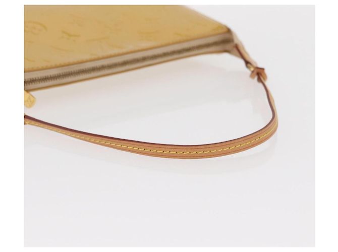 LOUIS VUITTON Pochette Accessori Vernis Borsa Accessorio Citrin LV Auth 161520 D'oro - vista 7