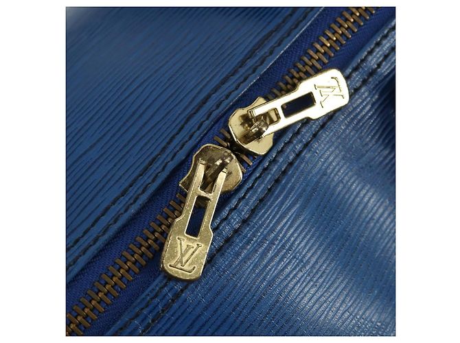 LOUIS VUITTON Epi Keepall 50 Borsa Boston Blu M42965 LV Auth th6515 - vista 10