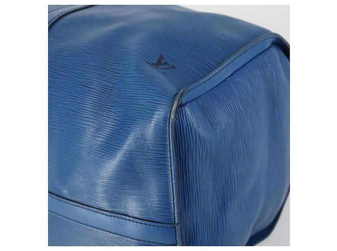 LOUIS VUITTON Epi Keepall 50 Borsa Boston Blu M42965 LV Auth th6515 - vista 14