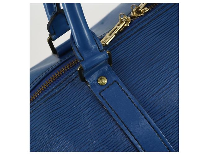 LOUIS VUITTON Epi Keepall 50 Borsa Boston Blu M42965 LV Auth th6515 - vista 17