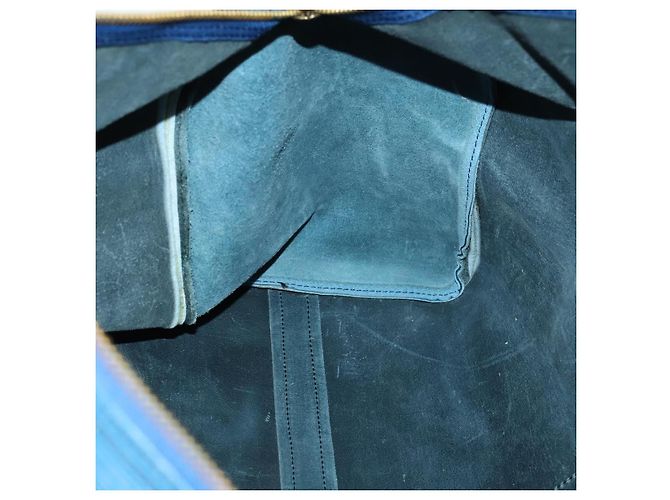 LOUIS VUITTON Epi Keepall 50 Borsa Boston Blu M42965 LV Auth th6515 - vista 21