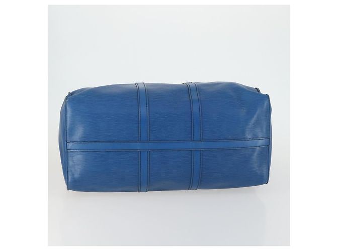 LOUIS VUITTON Epi Keepall 50 Borsa Boston Blu M42965 LV Auth th6515 - vista 5