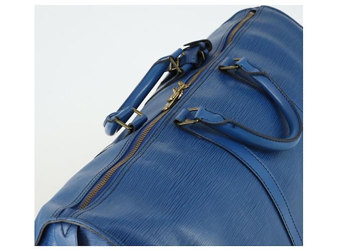 LOUIS VUITTON Epi Keepall 50 Borsa Boston Blu M42965 LV Auth th6515 - vista 6