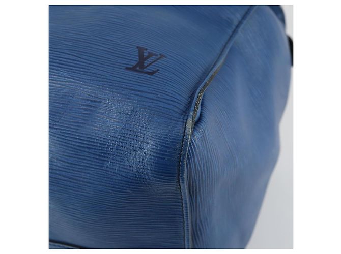 LOUIS VUITTON Epi Keepall 50 Borsa Boston Blu M42965 LV Auth th6515 - vista 9