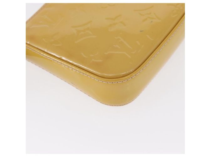 LOUIS VUITTON Pochette Accessoires Vernis Pouch Beige M90072 LV Auth hk3245 - vista 15