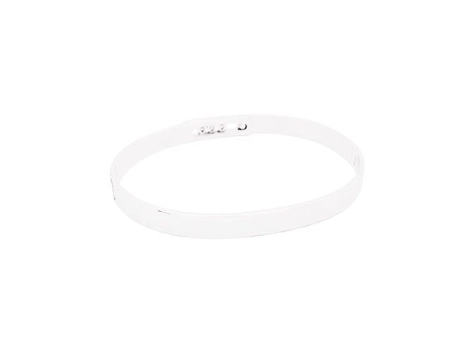 Bracciale Messika, "Bangle Pavé Move Noa", oro bianco e diamanti. - vista 5