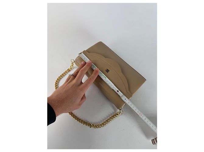 Vintage Givenchy Ledertasche braun - Ansicht 9