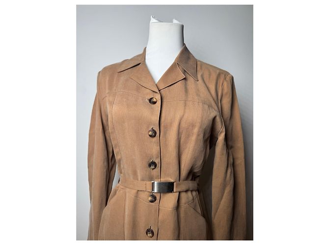Chloé Trench coat vintage Chloe L marrone - vista 10