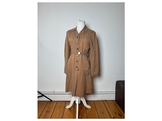 Chloé Trench coat vintage Chloe L marrone - vista 9