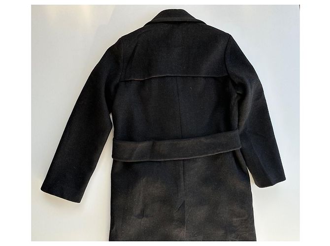 Abrigo de lana cruzado Gucci Gris - vista 8
