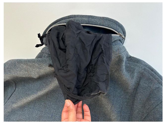 Casaco de lã cinza Comme Des Garcons Homme Plus - vista 6