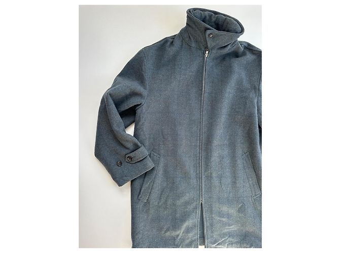 Casaco de lã cinza Comme Des Garcons Homme Plus - vista 8