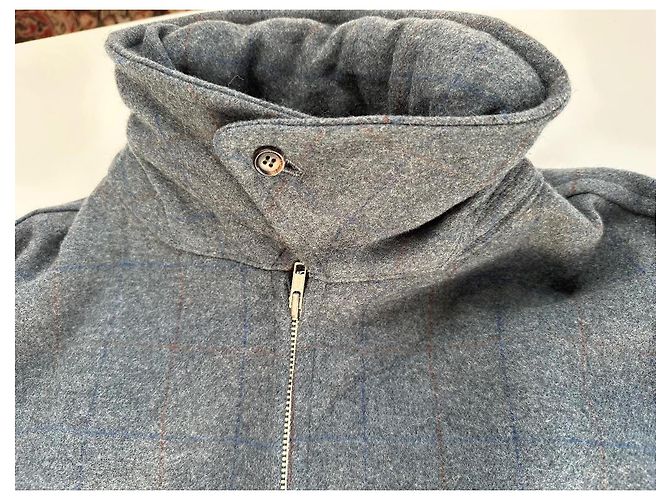 Casaco de lã cinza Comme Des Garcons Homme Plus - vista 9