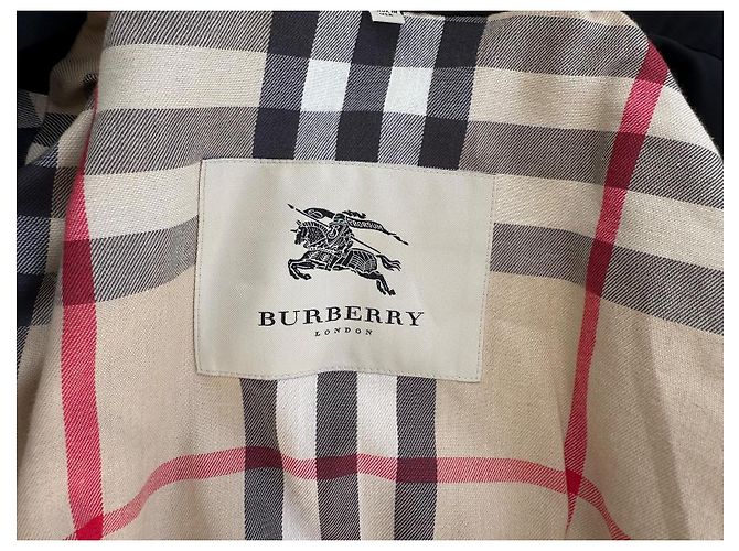 Burberry Brit Gabardina Burberry London Negra Negro - vista 12