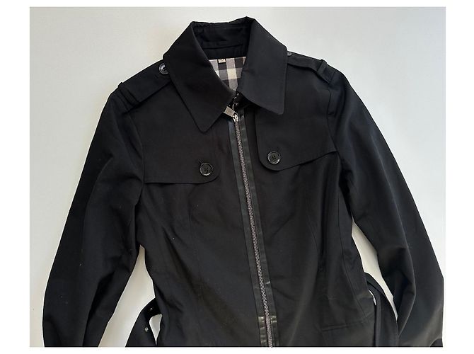 Burberry Brit Gabardina Burberry London Negra Negro - vista 4