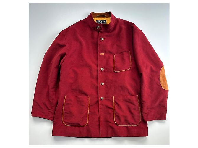 Arnys Cappotti da Uomo Rosso - vista 7