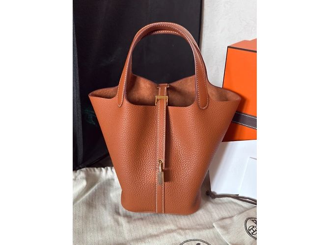 Hermès Alforjas Castaño - vista 2