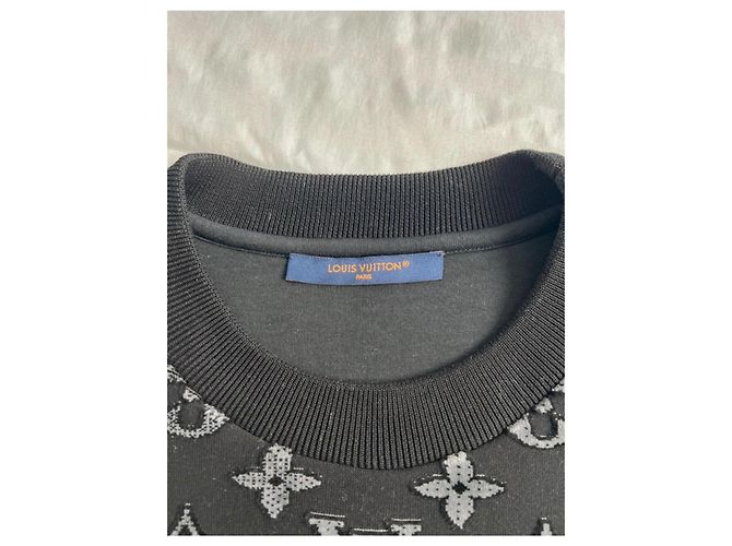 Louis Vuitton Gradient Monogram Fil Sweatshirt Mehrfarbig Schwarz Weiß Mehrfarben Grau Monogramm - Ansicht 4