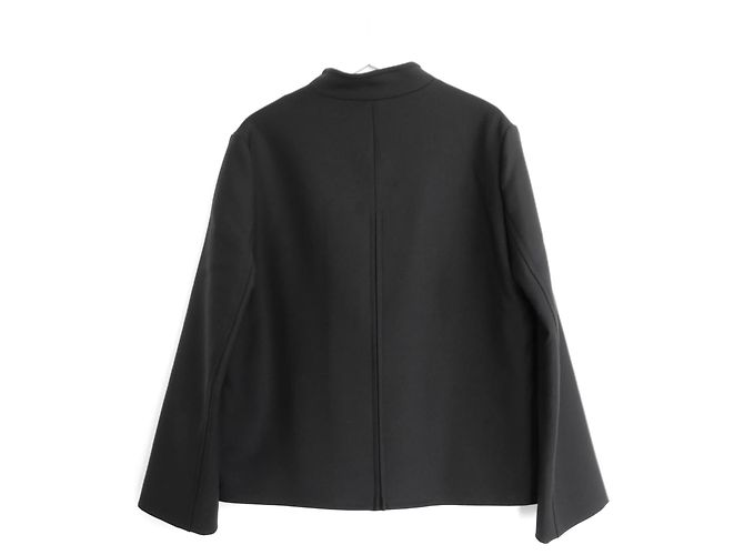 Hermès Hermes Black Wool Chaine D'Ancre Zip Jacket - view 5