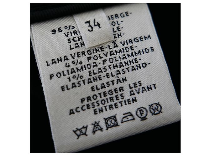 Hermès Hermes Black Wool Chaine D'Ancre Zip Jacket - view 8