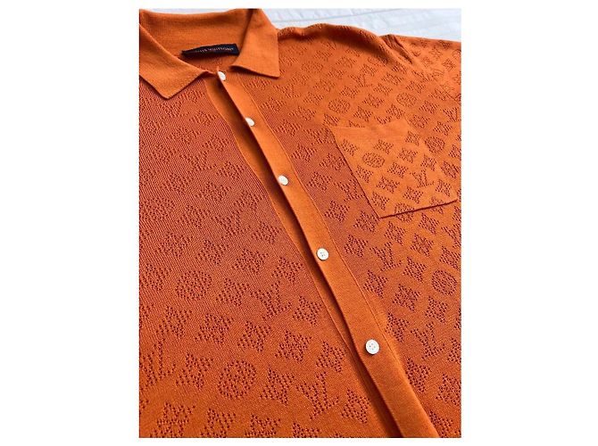 Louis Vuitton Hemden Orange Monogramm - Ansicht 4