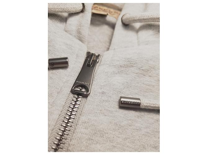 Moletom com capuz Burberry cinza de algodão - vista 4