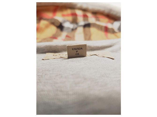 Moletom com capuz Burberry cinza de algodão - vista 7
