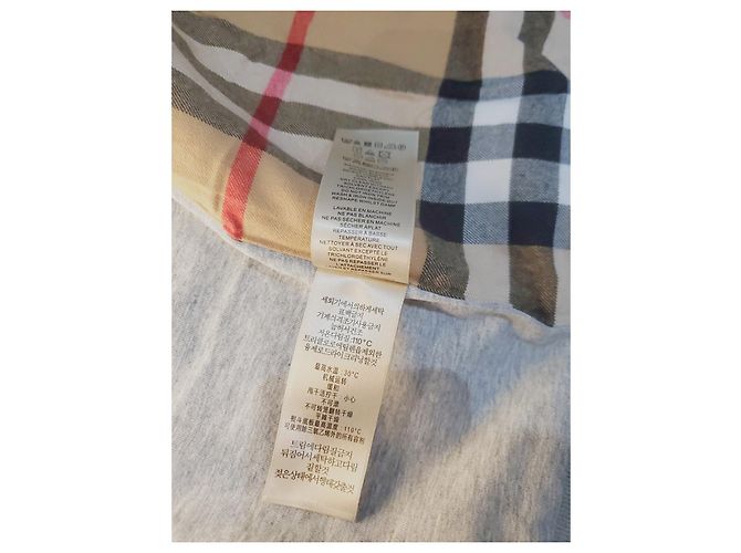 Moletom com capuz Burberry cinza de algodão - vista 9