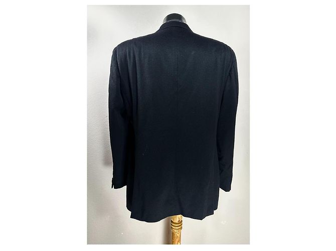 Giorgio Armani Blazer in cashmere nero - vista 3