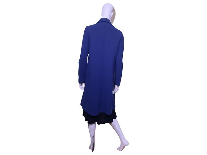 Abrigo de lana azul Vanessa Seward - vista 5