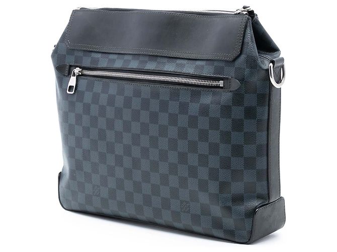 Messenger Greenwich Damier Cobalt Blu di Louis Vuitton Blu navy - vista 2