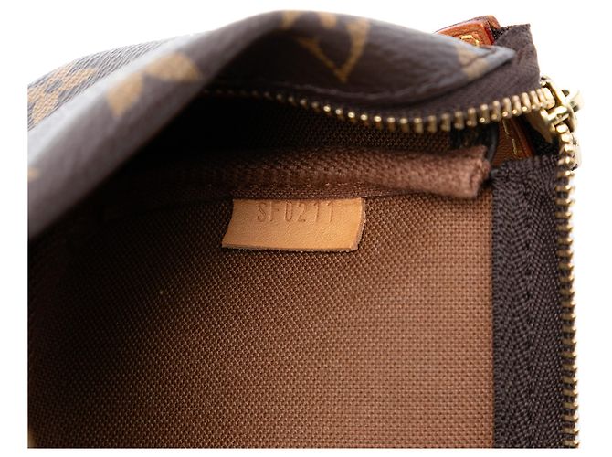 Mini Pochette Accessoires Monogramma Marrone Louis Vuitton - vista 6