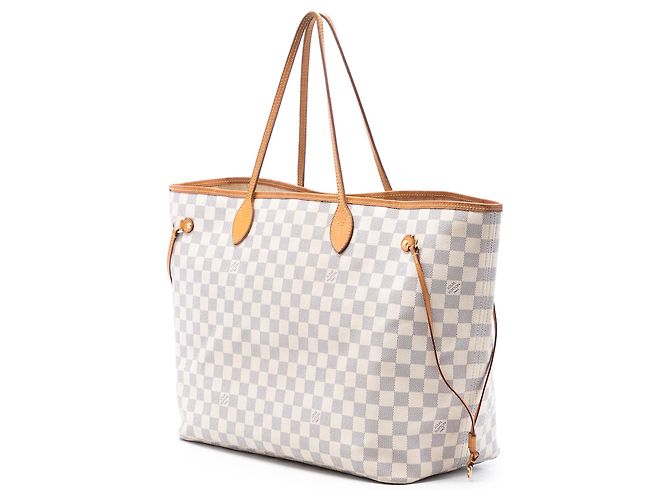 Louis Vuitton Neverfull GM Damier Azur Weiß - Ansicht 2
