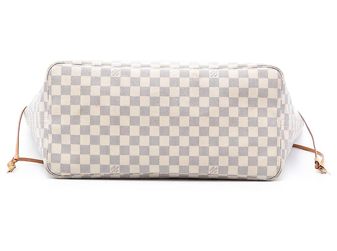 Louis Vuitton Neverfull GM Damier Azur Weiß - Ansicht 3
