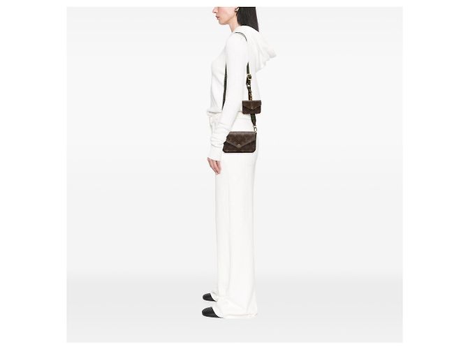 Louis Vuitton Marrone Monogram Felicie Strap And Go - vista 11