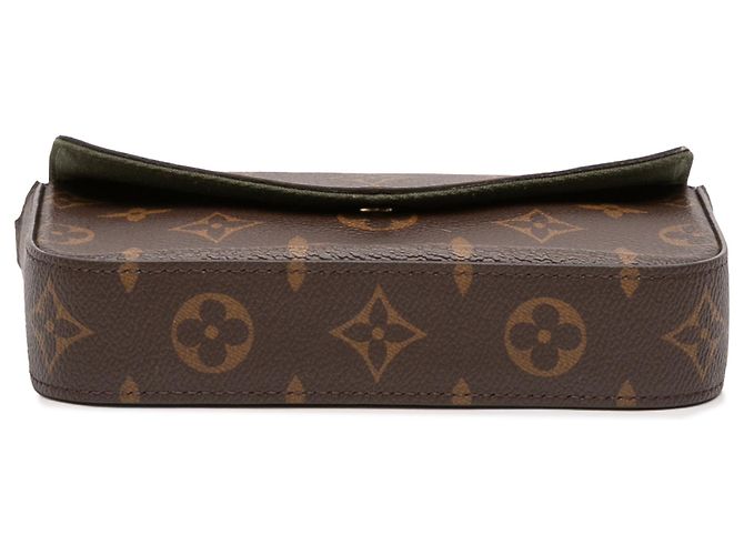 Louis Vuitton Marrone Monogram Felicie Strap And Go - vista 3